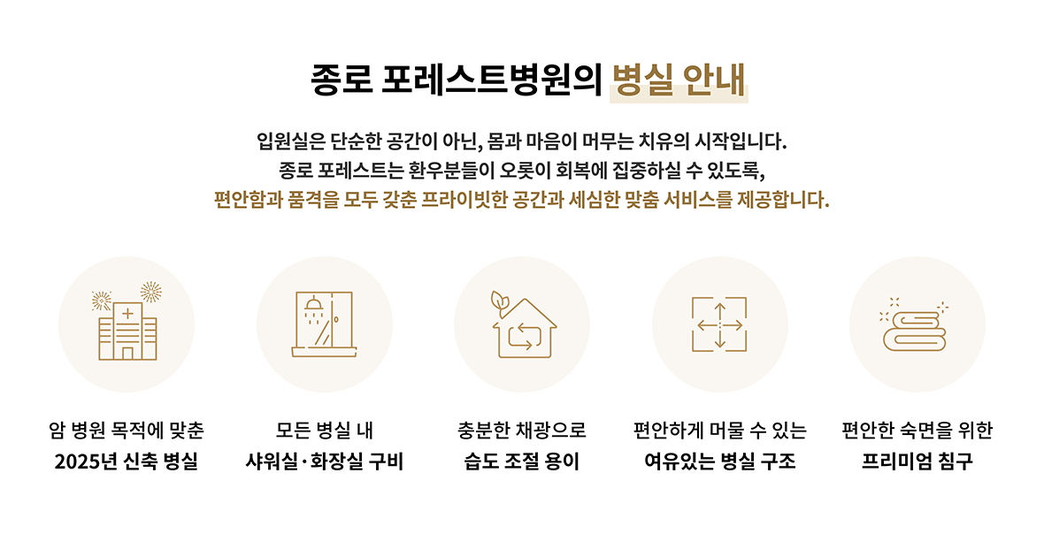 종로점 병실안내